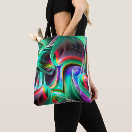 Bolso De Tela Dancing Neon Lights