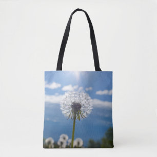 Bolso De Tela Dandelion En La Luz