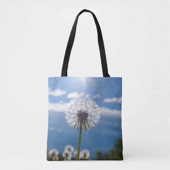 Bolso De Tela Dandelion En La Luz (Anverso)