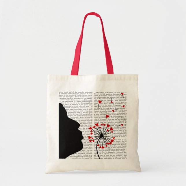 Bolso De Tela Dandelion Hearts (Frente)