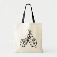 Dandy Deer en bicicleta vieja