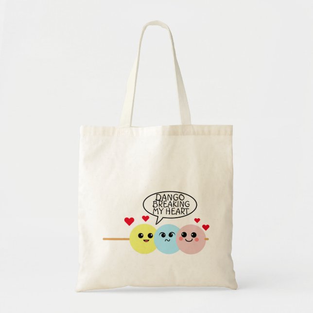 Bolso De Tela Dango que rompe mi corazón (Frente)
