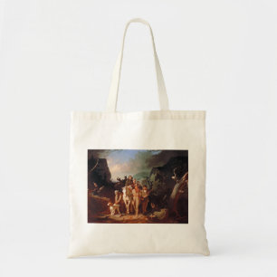 Bolso De Tela Daniel Boone escoltando colonos
