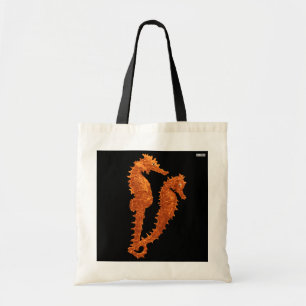 Bolso De Tela Danza de los Seahorses (naranja)