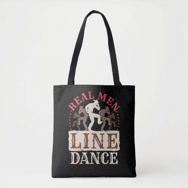 Bolso De Tela Danza de los verdaderos hombres en línea (Anverso)