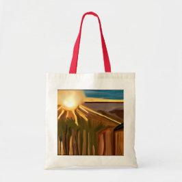 Bolso De Tela Danza del arte abstracto de Cacti