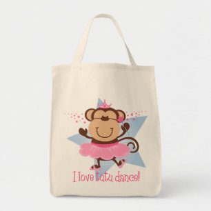 Bolso De Tela Danza del tutú del amor del mono