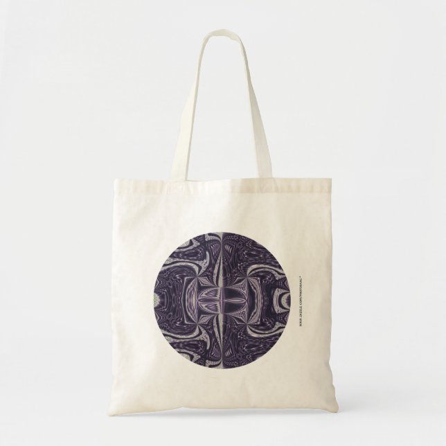 Bolso De Tela Danza Morada (Frente)