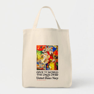 Bolso De Tela Dar al mundo una vez