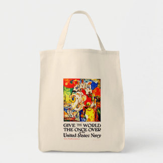 Bolso De Tela Dar al mundo una vez