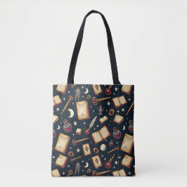 Bolso De Tela Dark Academia Tote Bag - Elegante y versátil