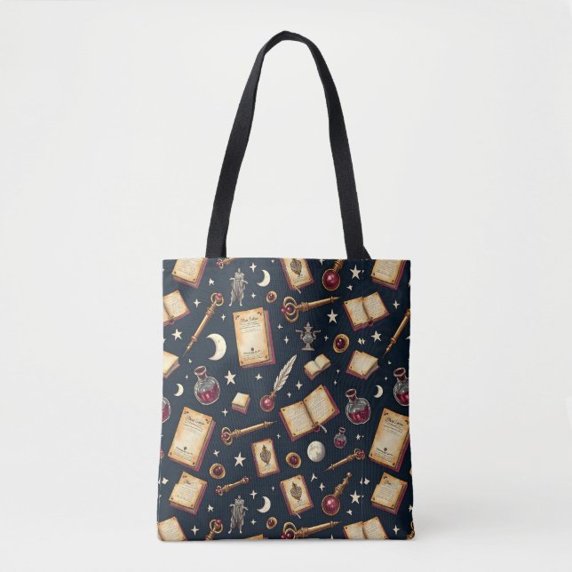 Bolso De Tela Dark Academia Tote Bag - Elegante y versátil (Anverso)