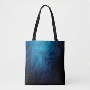 Bolso De Tela Dark BLUE background with lines. Colorful illustra