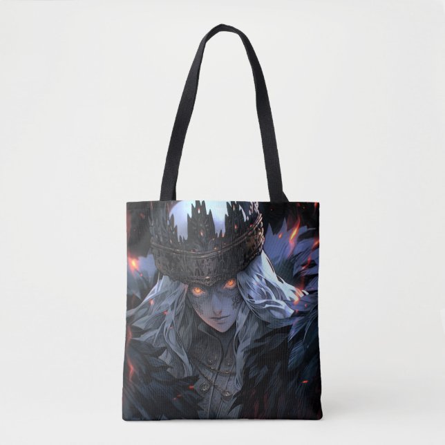 Bolso De Tela Dark Gothic Fantasy Anime (Anverso)