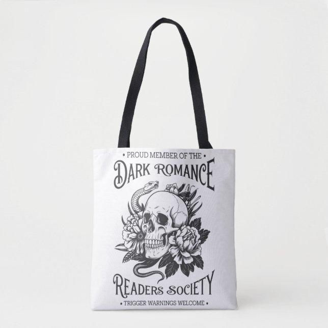 Bolso De Tela Dark Romance Readers Society (Anverso)