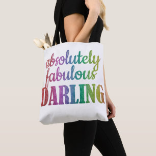 BOLSO DE TELA DARLING ABSOLUTAMENTE FABULOSO - FABULOSO - OSCURO