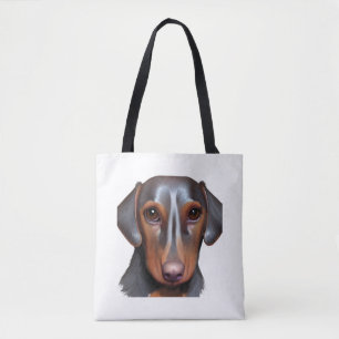Bolso De Tela Darling Dachshund