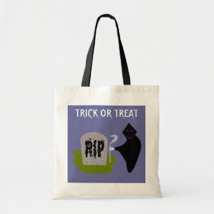 Bolso De Tela Darth en el cementerio Halloween Trick o Treat Bag