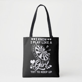 Bolso De Tela Darts Retro Dartboard 180 Mujeres Dart Player