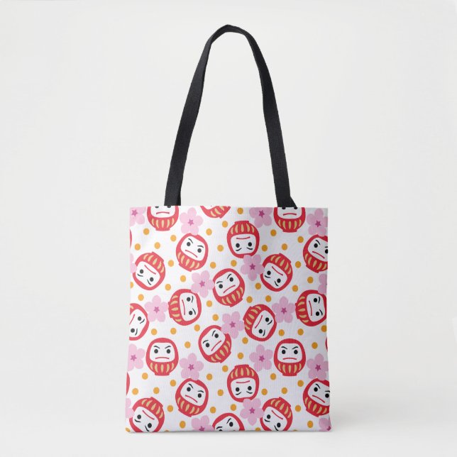 Bolso De Tela Daruma (Anverso)