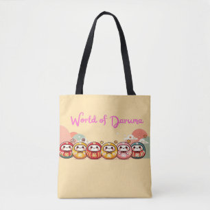 Bolso De Tela Daruma-mania