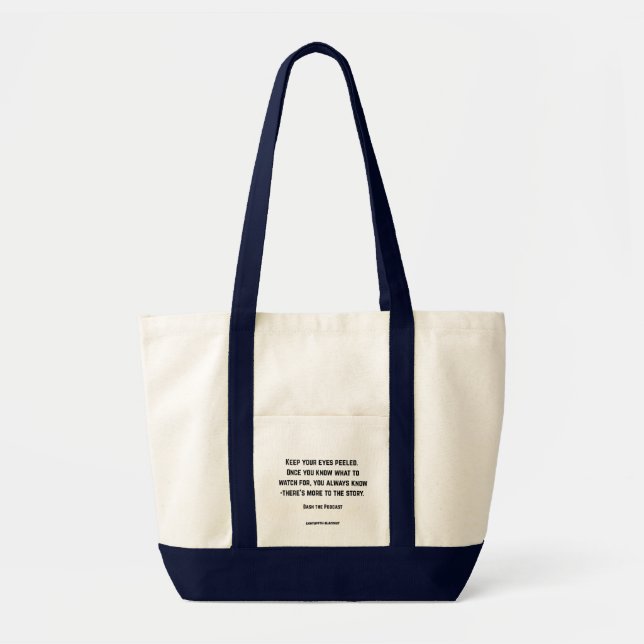 Bolso De Tela Dash the Podcast Tote (Frente)