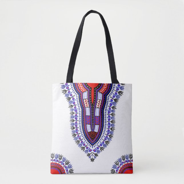 Bolso De Tela Dashiki (Anverso)