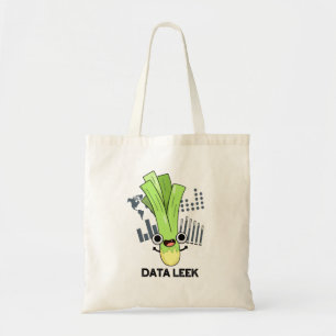 Bolso De Tela Data Leek Funny Computer Veggie Pun