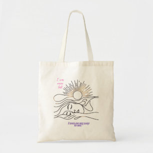 Bolso De Tela Dawn of Self-Discovery: Empowering Minimalist Art