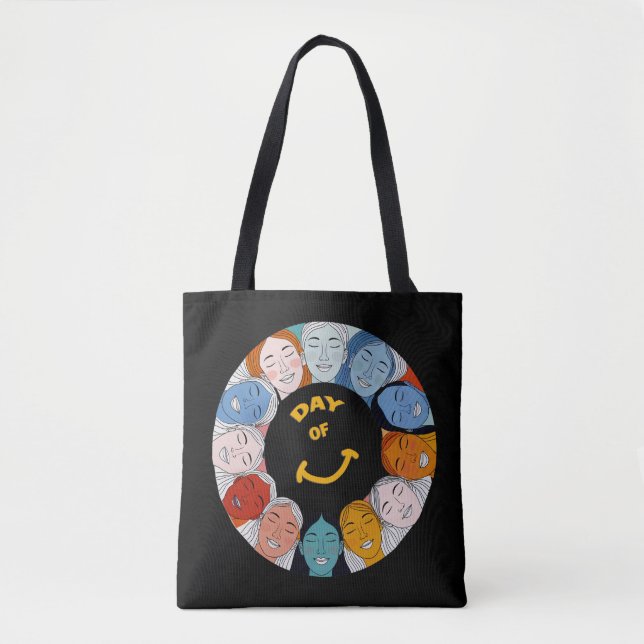 Bolso De Tela Day of Happiness  (Anverso)