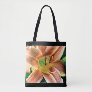 Bolso De Tela Daylily Macro