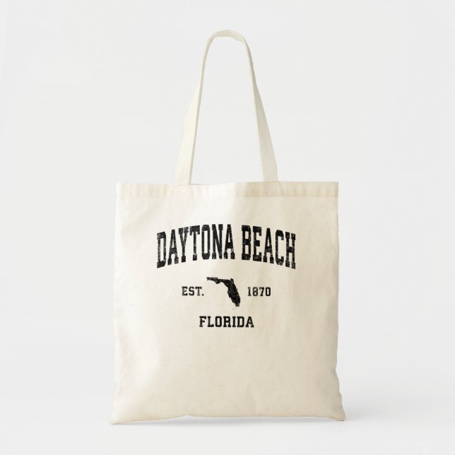 Bolso De Tela Daytona Beach Florida Shark Daytona Beach Florida (Frente)