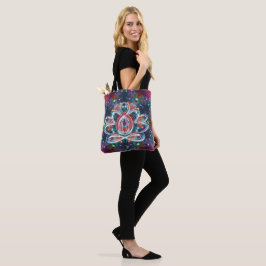 Bolso De Tela Dazzling Zen Lotus