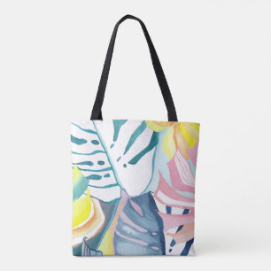 Bolso de Tela de Arte Abstracto de Acuarela de Hoj