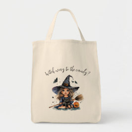 Bolso De Tela ¿De bruja a los dulces?