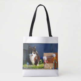 Bolso De Tela De Fubby's verstoppertje spelen met Kat Ping.