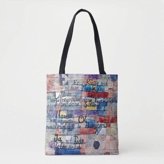 Bolso De Tela De la canción de las canciones, Klee (Anverso)
