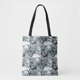 Bolso De Tela de la mano gris del arte pintura vanguardista,