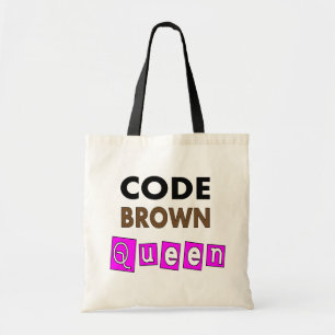 Bolso De Tela De la "regalos divertidos REINA de BROWN del