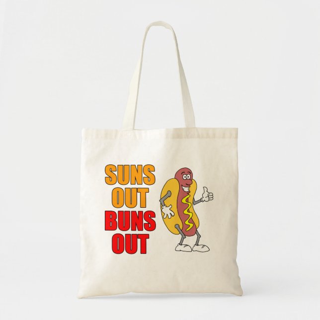 Bolso De Tela De los soles hacia fuera de los bollos perrito (Frente)