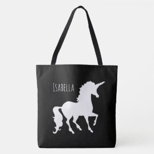 Bolso De Tela De moda moderno de la silueta blanco y negro del