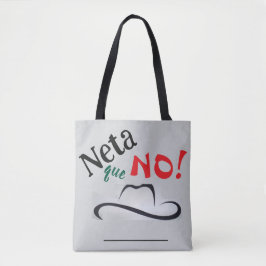 Bolso De Tela ¡De Verdad que No!