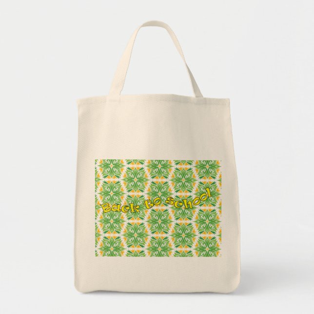 Bolso De Tela De vuelta a la escuela (Frente)
