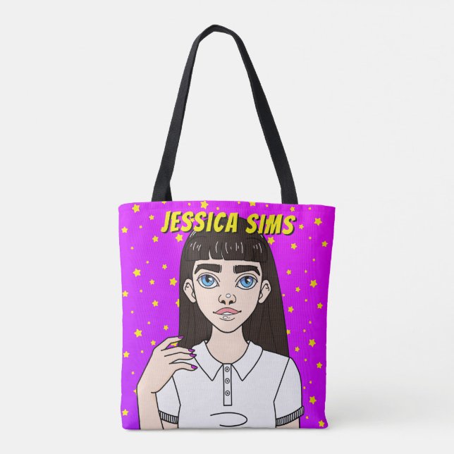 Bolso De Tela De vuelta a la escuela Personalizado adolescente C (Reverso)