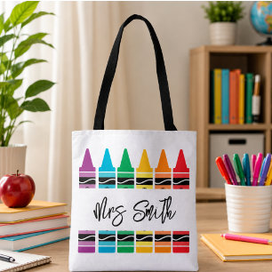 Bolso De Tela de vuelta al colegio Arcoíris Vida de maestro
