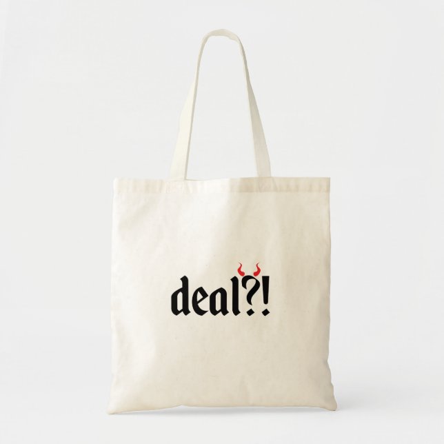 Bolso De Tela deal with devil (Frente)