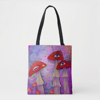 Bolso De Tela Deanna Day Mushroom Hippie Tote