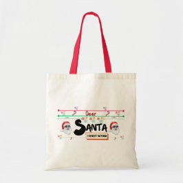 Bolso De Tela Dear Santa tote, Share the Magic of Christmas