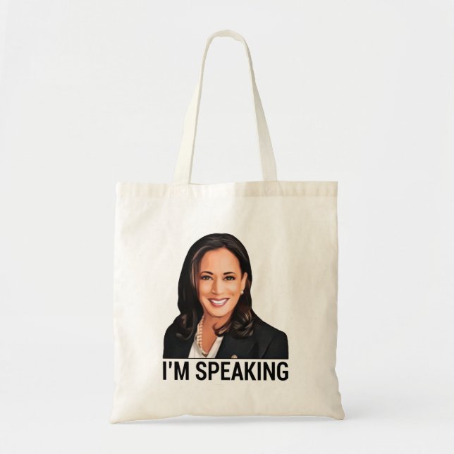 Bolso De Tela Debate de Kamala Harris (Frente)