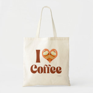 Bolso De Tela Debe amar el café de diseño de corazón lindo